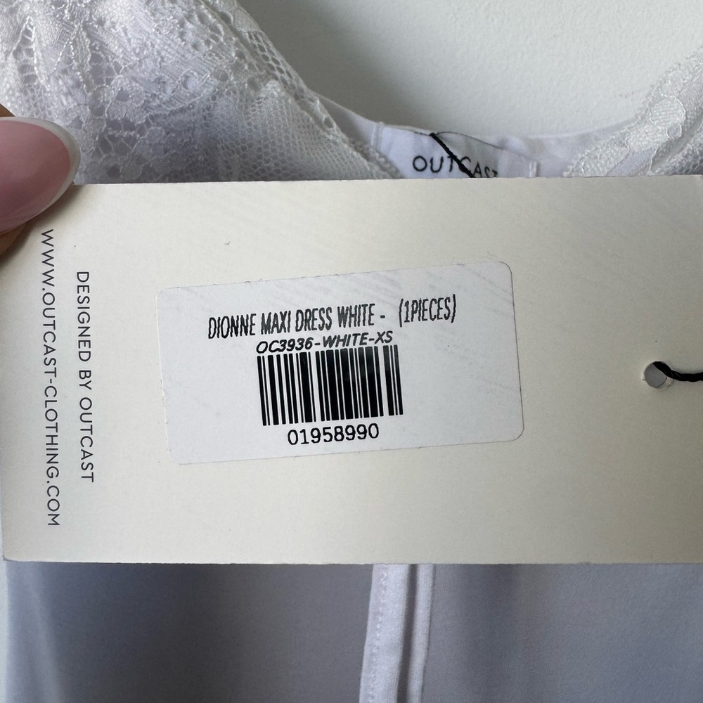 Outcast Dionne Maxi White Dress - Size XS - Picture 9 of 10